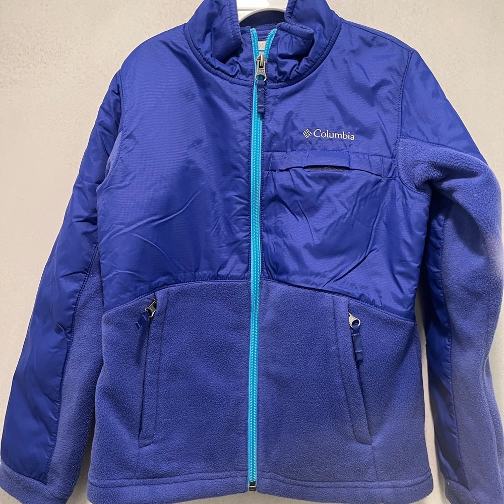 Columbia Royal Blue Outdoor Fleece Jacket